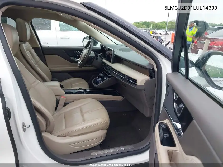 2020 Lincoln Corsair Reserve VIN: 5LMCJ2D91LUL14339 Lot: 42145137
