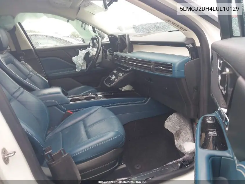 2020 Lincoln Corsair Reserve VIN: 5LMCJ2DH4LUL10129 Lot: 42167087