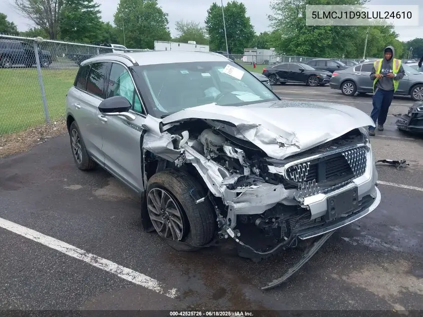 2020 Lincoln Corsair Standard VIN: 5LMCJ1D93LUL24610 Lot: 42525726