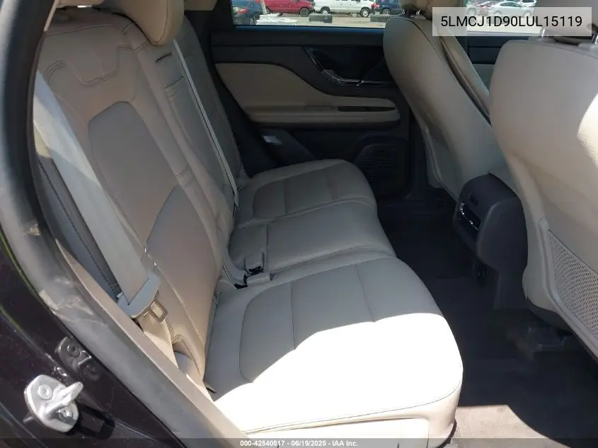 2020 Lincoln Corsair Standard VIN: 5LMCJ1D90LUL15119 Lot: 42540517