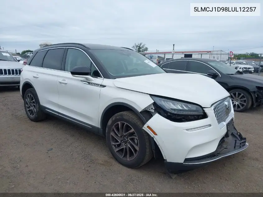 2020 Lincoln Corsair Standard VIN: 5LMCJ1D98LUL12257 Lot: 42600531