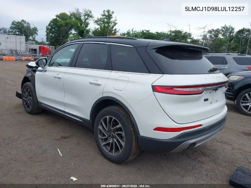 2020 Lincoln Corsair Standard VIN: 5LMCJ1D98LUL12257 Lot: 42600531