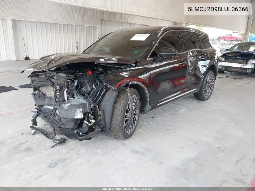 2020 Lincoln Corsair Reserve VIN: 5LMCJ2D98LUL06366 Lot: 42611460
