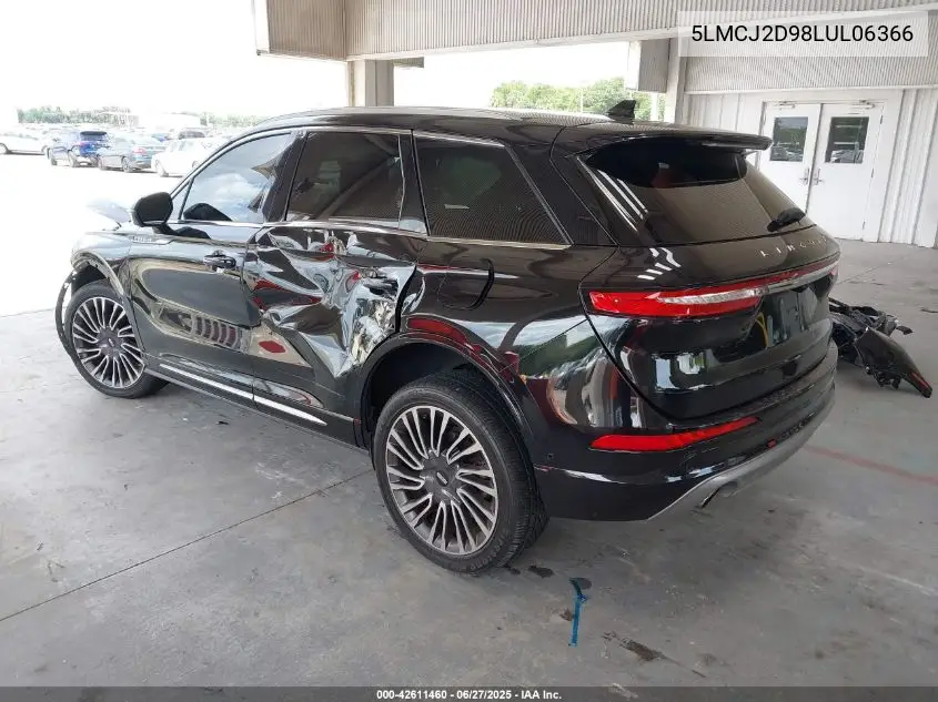 2020 Lincoln Corsair Reserve VIN: 5LMCJ2D98LUL06366 Lot: 42611460