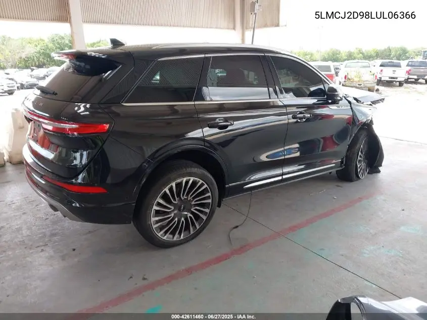 2020 Lincoln Corsair Reserve VIN: 5LMCJ2D98LUL06366 Lot: 42611460