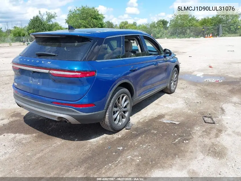 2020 Lincoln Corsair Standard VIN: 5LMCJ1D90LUL31076 Lot: 42621987