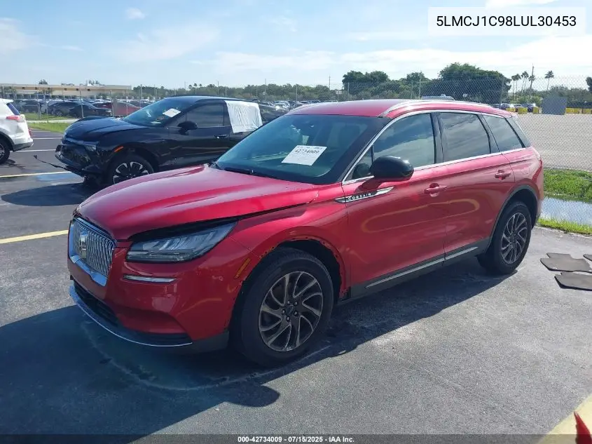 2020 Lincoln Corsair Standard VIN: 5LMCJ1C98LUL30453 Lot: 42734009