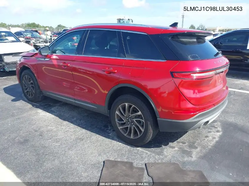 2020 Lincoln Corsair Standard VIN: 5LMCJ1C98LUL30453 Lot: 42734009
