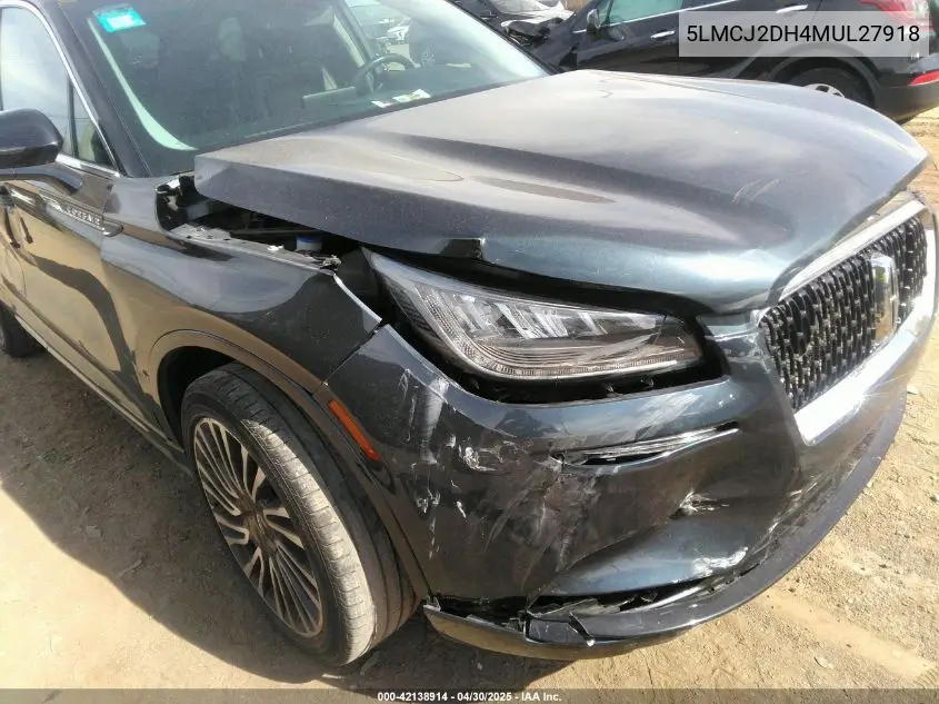 2021 Lincoln Corsair Reserve VIN: 5LMCJ2DH4MUL27918 Lot: 42138914