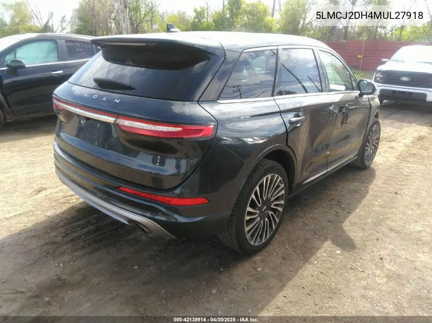 2021 Lincoln Corsair Reserve VIN: 5LMCJ2DH4MUL27918 Lot: 42138914