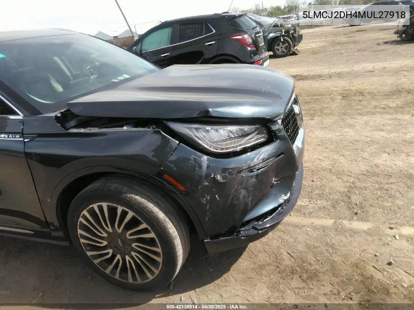 2021 Lincoln Corsair Reserve VIN: 5LMCJ2DH4MUL27918 Lot: 42138914