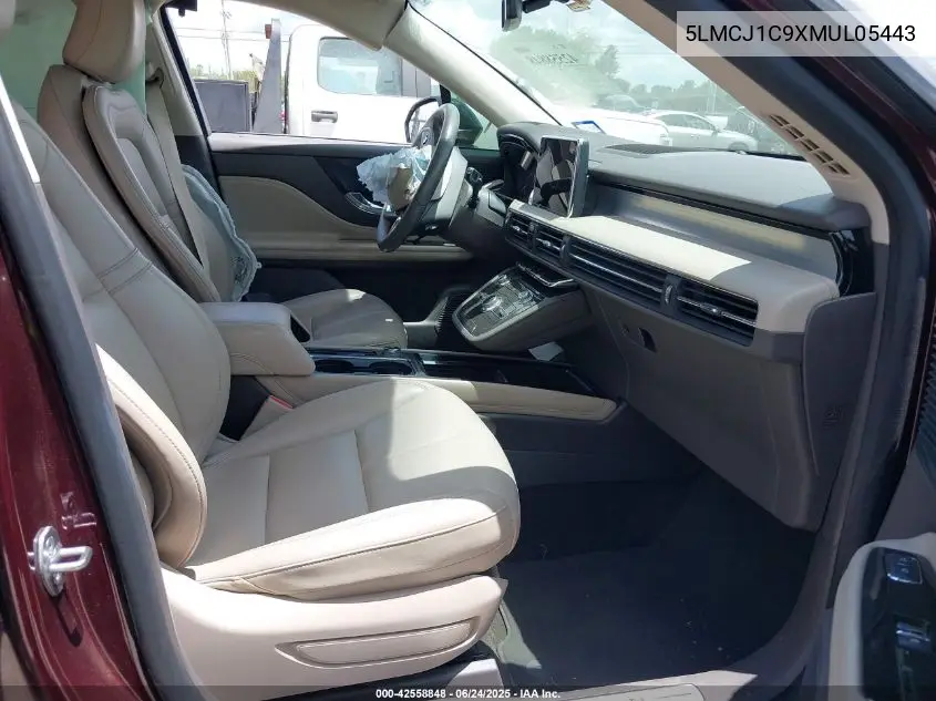 2021 Lincoln Corsair Standard VIN: 5LMCJ1C9XMUL05443 Lot: 42558848