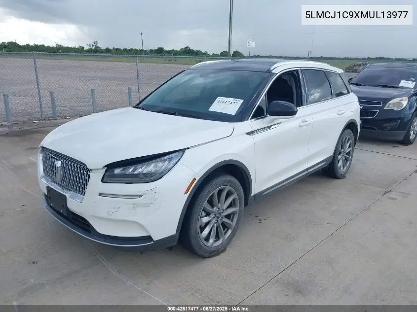2021 Lincoln Corsair Standard VIN: 5LMCJ1C9XMUL13977 Lot: 42617477