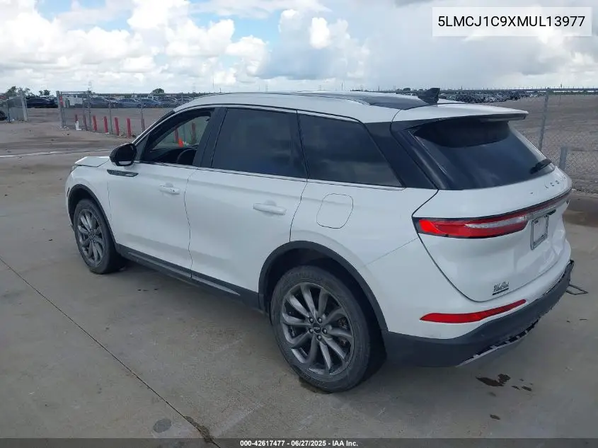 2021 Lincoln Corsair Standard VIN: 5LMCJ1C9XMUL13977 Lot: 42617477