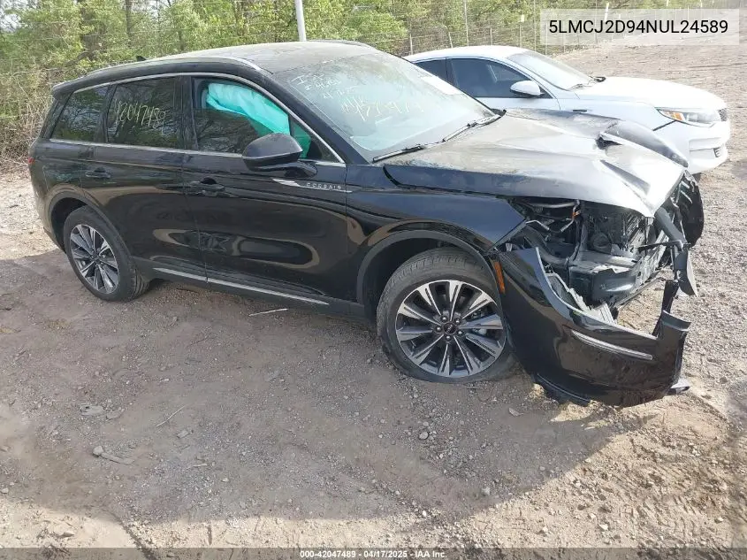 2022 Lincoln Corsair Reserve VIN: 5LMCJ2D94NUL24589 Lot: 42047489