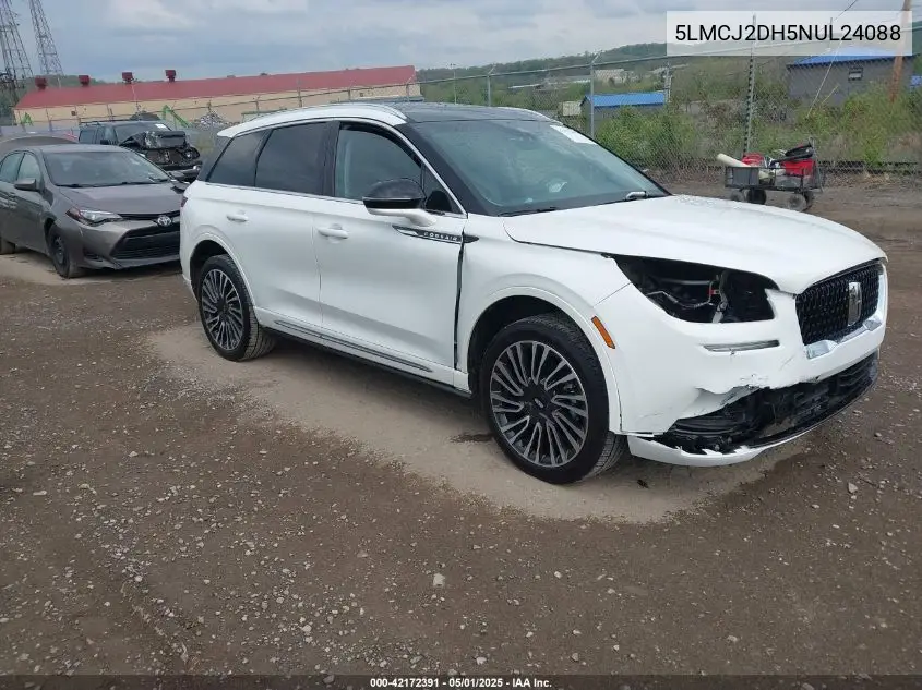 2022 Lincoln Corsair Reserve VIN: 5LMCJ2DH5NUL24088 Lot: 42172391