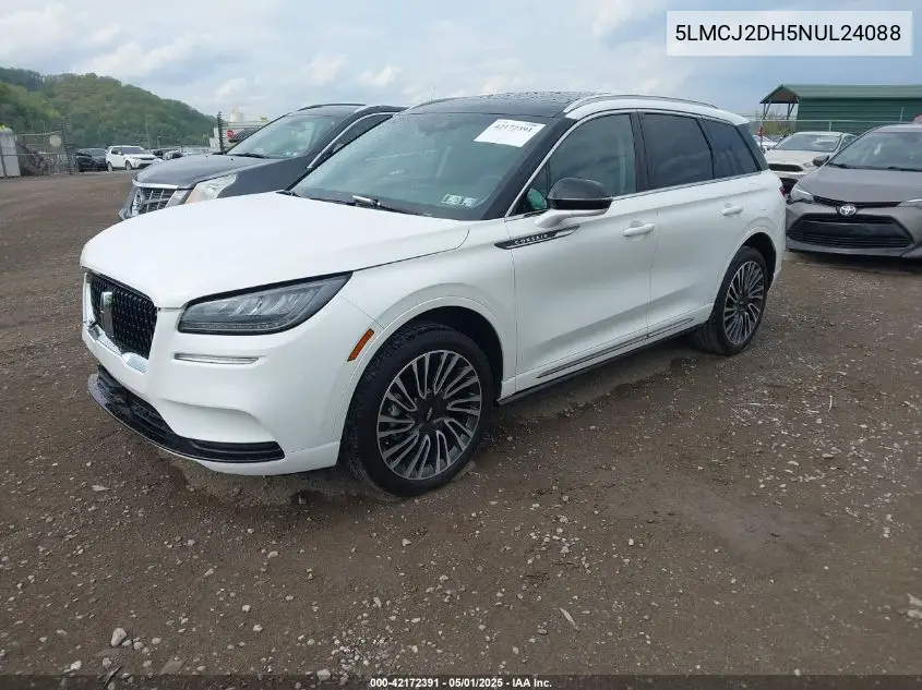 2022 Lincoln Corsair Reserve VIN: 5LMCJ2DH5NUL24088 Lot: 42172391