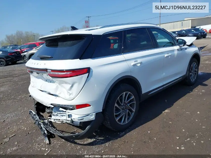 2022 Lincoln Corsair Standard VIN: 5LMCJ1D96NUL23227 Lot: 42215604