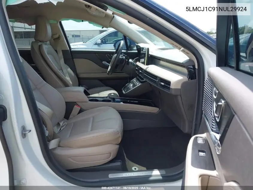 2022 Lincoln Corsair Standard VIN: 5LMCJ1C91NUL29924 Lot: 42471141