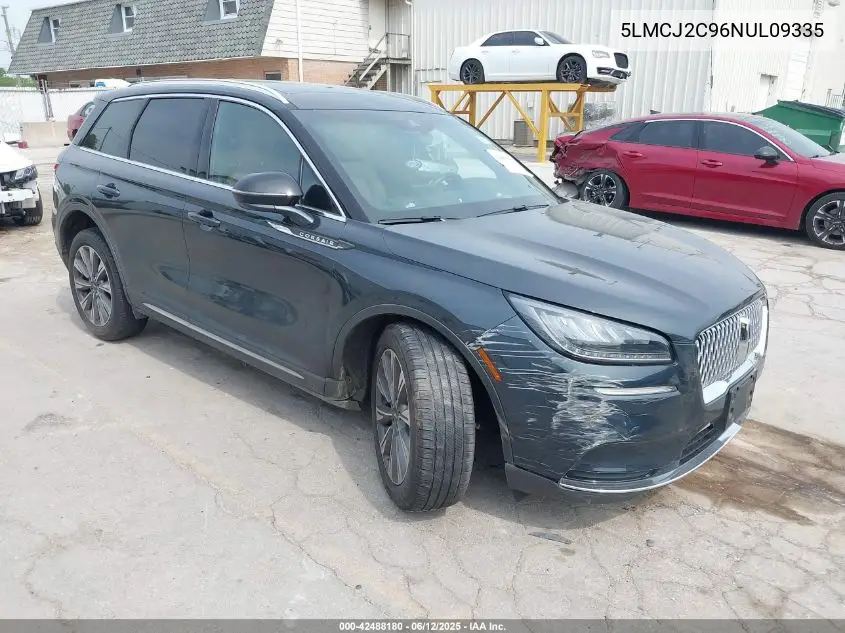 2022 Lincoln Corsair Reserve VIN: 5LMCJ2C96NUL09335 Lot: 42488180
