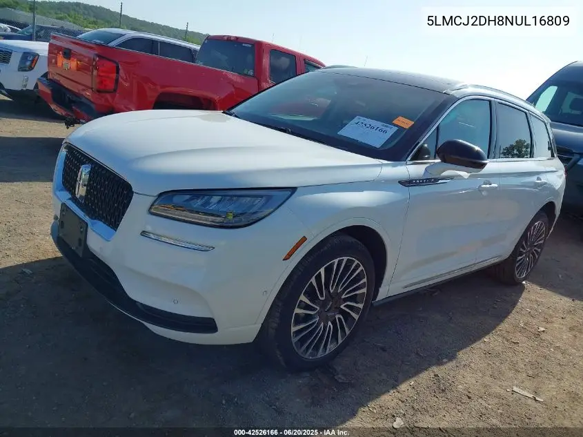 2022 Lincoln Corsair Reserve VIN: 5LMCJ2DH8NUL16809 Lot: 42526166