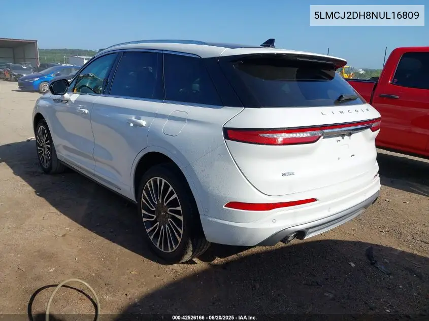 2022 Lincoln Corsair Reserve VIN: 5LMCJ2DH8NUL16809 Lot: 42526166