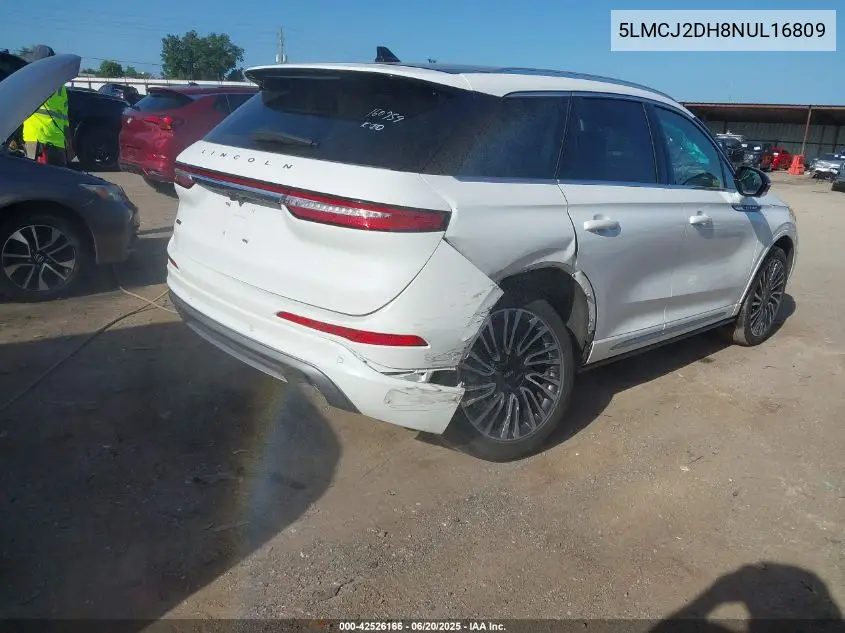 2022 Lincoln Corsair Reserve VIN: 5LMCJ2DH8NUL16809 Lot: 42526166