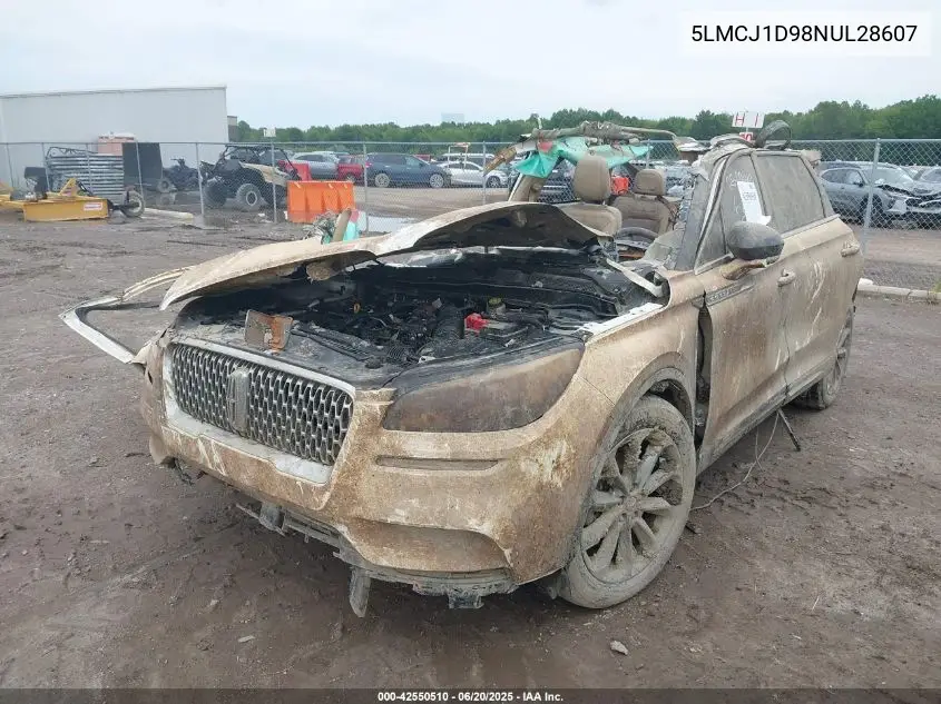 2022 Lincoln Corsair Standard VIN: 5LMCJ1D98NUL28607 Lot: 42550510