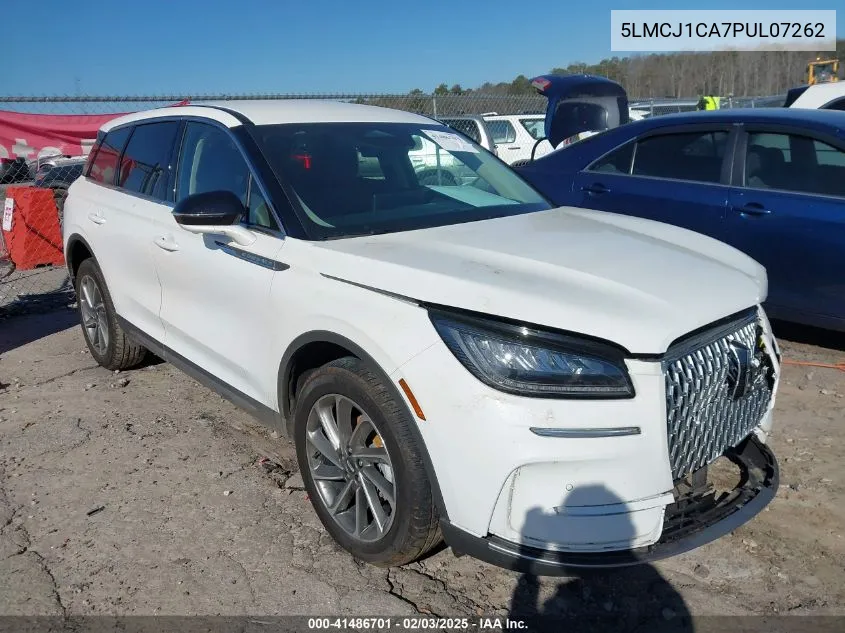 2023 Lincoln Corsair Standard VIN: 5LMCJ1CA7PUL07262 Lot: 41486701
