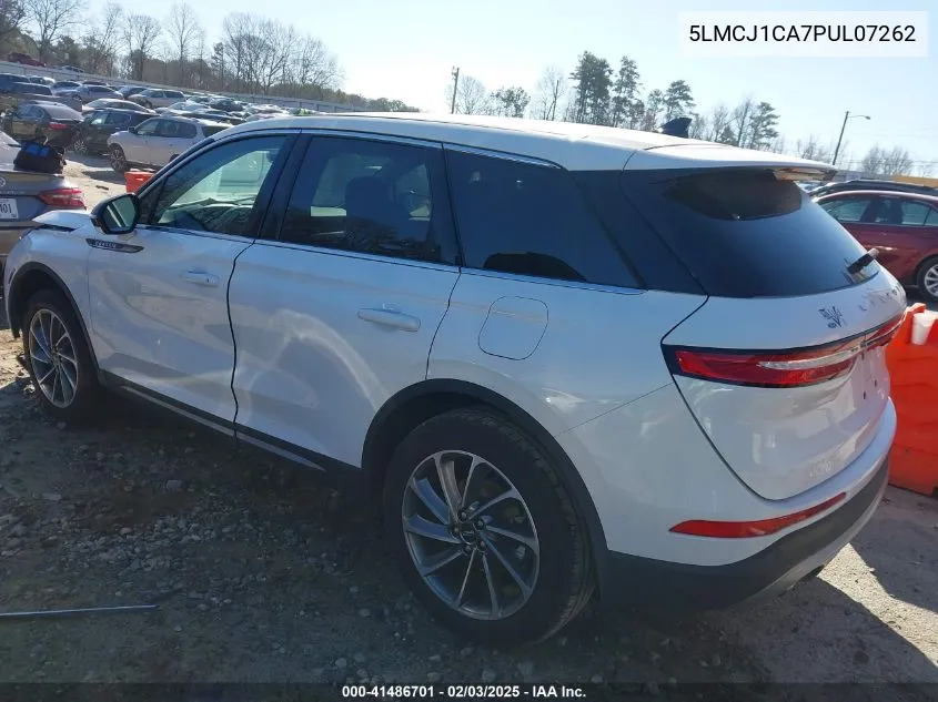 2023 Lincoln Corsair Standard VIN: 5LMCJ1CA7PUL07262 Lot: 41486701
