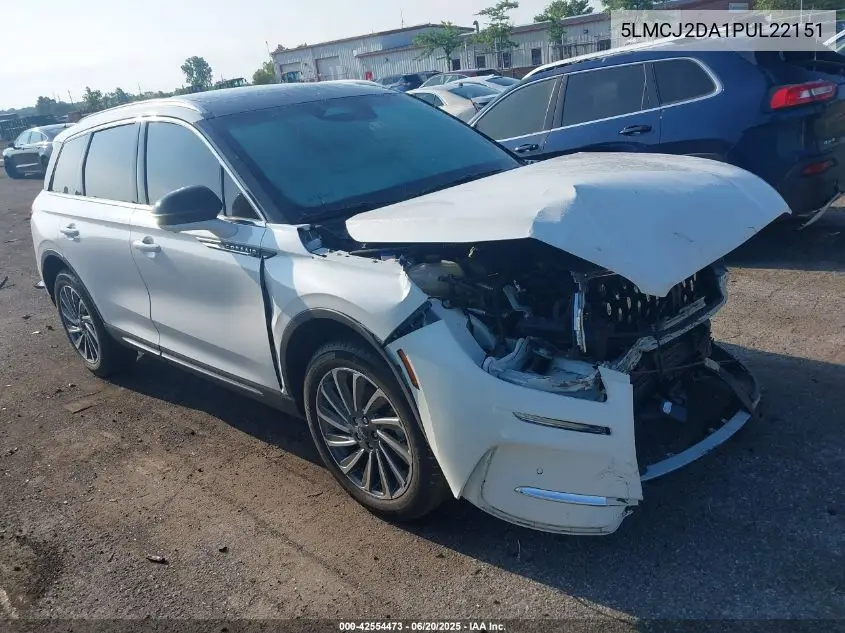 2023 Lincoln Corsair Reserve VIN: 5LMCJ2DA1PUL22151 Lot: 42554473