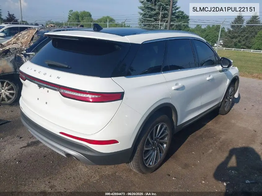 2023 Lincoln Corsair Reserve VIN: 5LMCJ2DA1PUL22151 Lot: 42554473