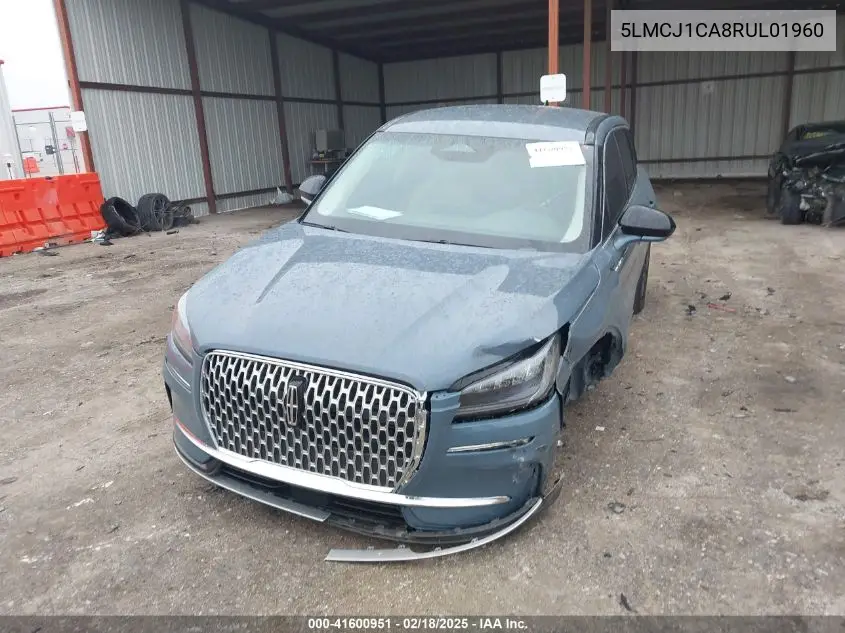 2024 Lincoln Corsair Premiere VIN: 5LMCJ1CA8RUL01960 Lot: 41600951