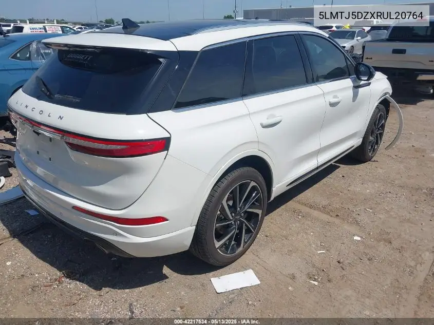 2024 Lincoln Corsair Grand Touring VIN: 5LMTJ5DZXRUL20764 Lot: 42217534