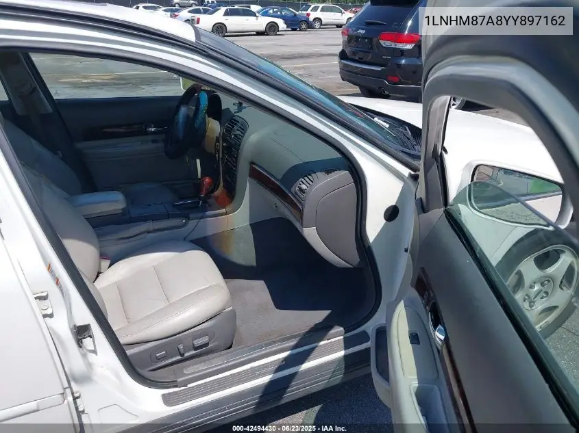 2000 Lincoln Ls V8 Auto VIN: 1LNHM87A8YY897162 Lot: 42494430