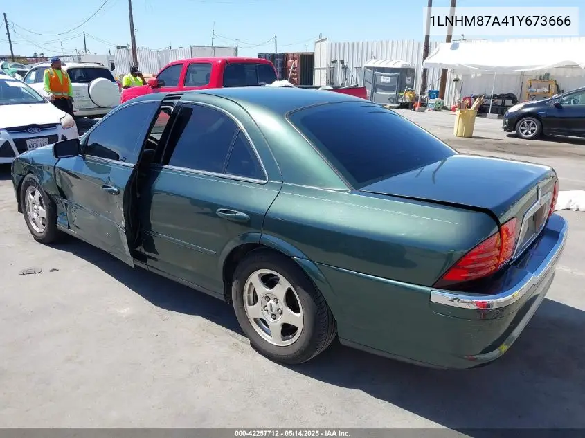 2001 Lincoln Ls V8 Auto VIN: 1LNHM87A41Y673666 Lot: 42257712