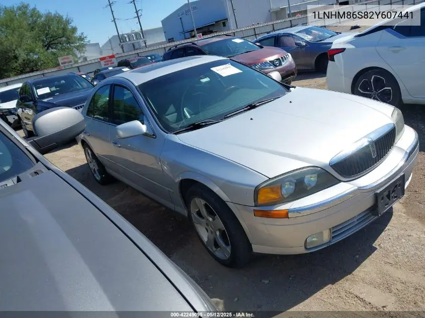 2002 Lincoln Ls VIN: 1LNHM86S82Y607441 Lot: 42249095