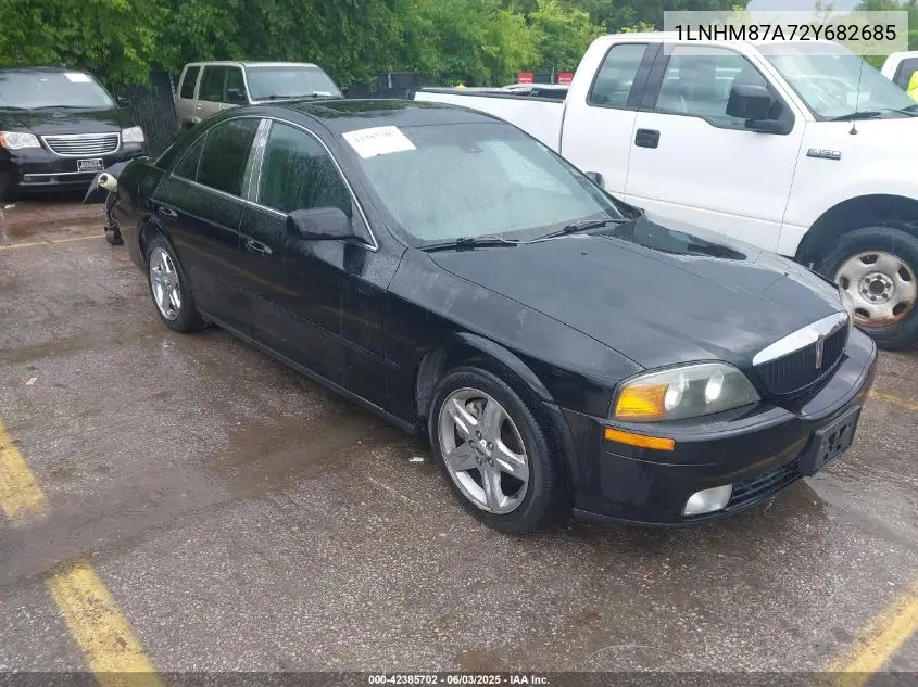 2002 Lincoln Ls VIN: 1LNHM87A72Y682685 Lot: 42385702