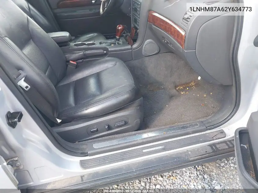 2002 Lincoln Ls V8 Auto VIN: 1LNHM87A62Y634773 Lot: 42485402