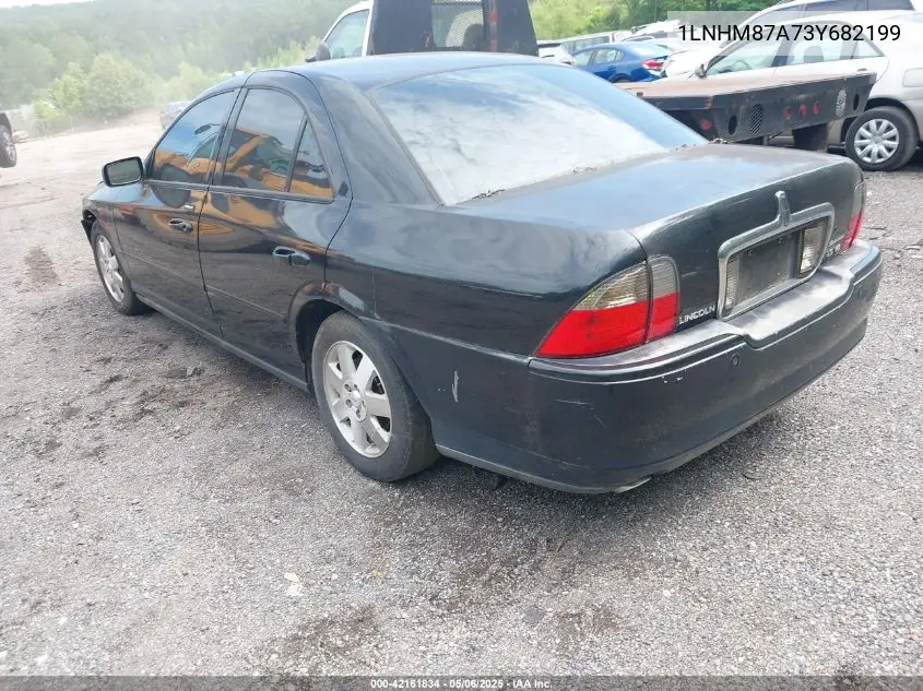 2003 Lincoln Ls V8 VIN: 1LNHM87A73Y682199 Lot: 42161834