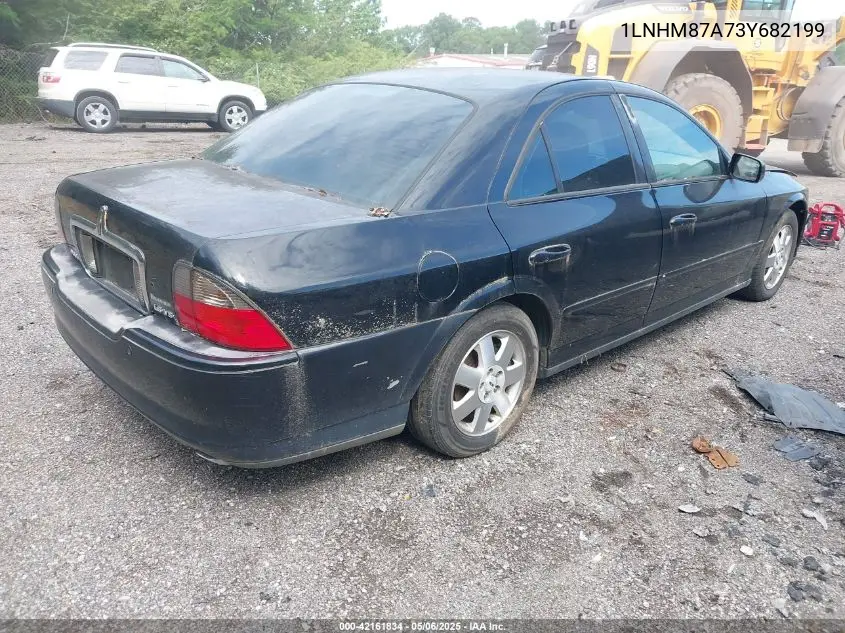 2003 Lincoln Ls V8 VIN: 1LNHM87A73Y682199 Lot: 42161834