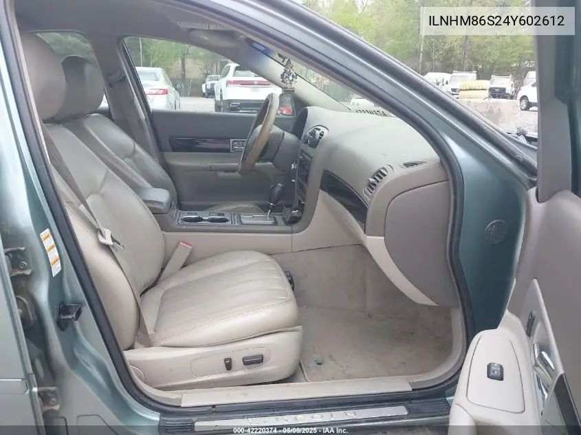 2003 Lincoln Ls VIN: ILNHM86S24Y602612 Lot: 42220374