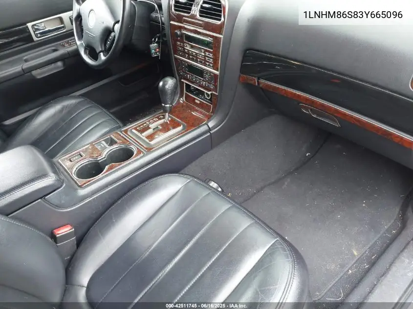 2003 Lincoln Ls V6 VIN: 1LNHM86S83Y665096 Lot: 42511745