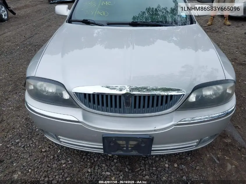 2003 Lincoln Ls V6 VIN: 1LNHM86S83Y665096 Lot: 42511745