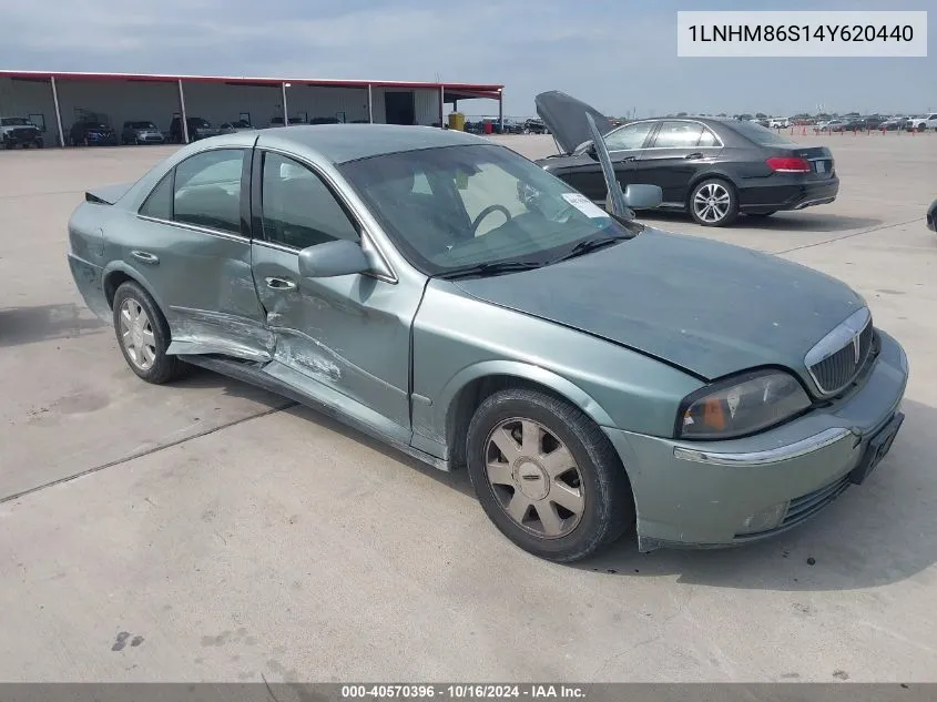 2004 Lincoln Ls V6 VIN: 1LNHM86S14Y620440 Lot: 40570396