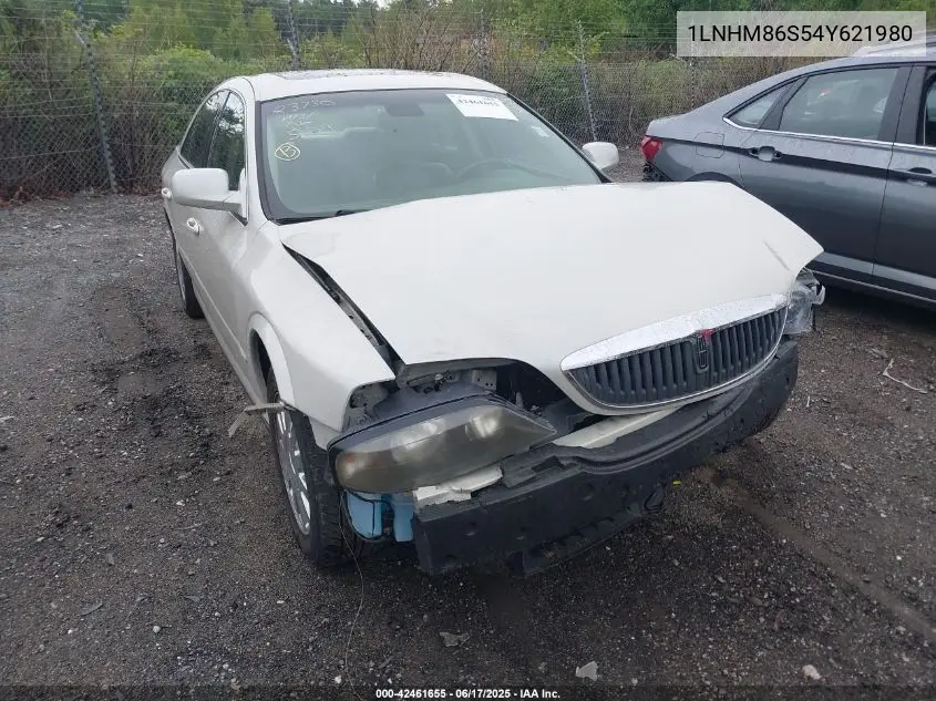 2004 Lincoln Ls V6 VIN: 1LNHM86S54Y621980 Lot: 42461655