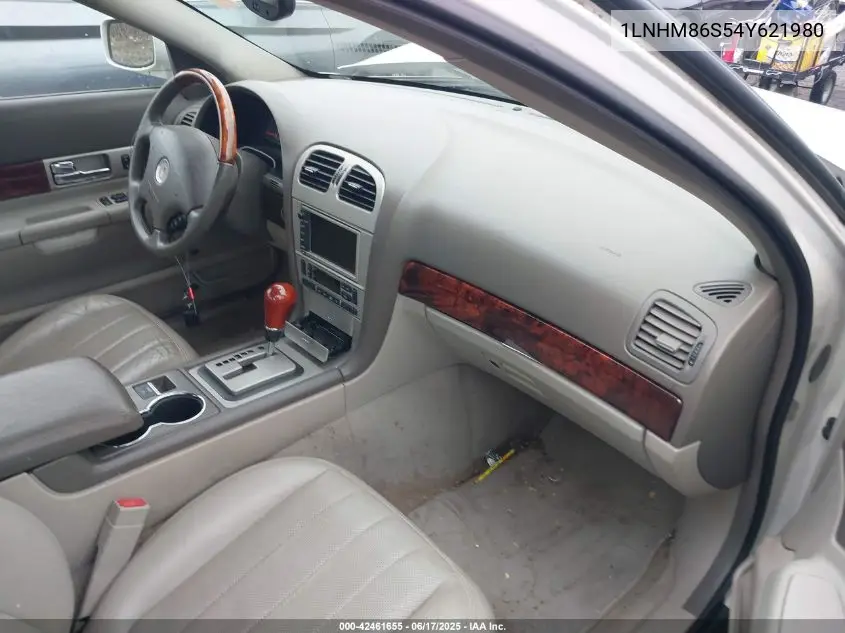2004 Lincoln Ls V6 VIN: 1LNHM86S54Y621980 Lot: 42461655