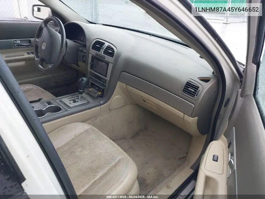 2005 Lincoln Ls V8 VIN: 1LNHM87A45Y646652 Lot: 42113028