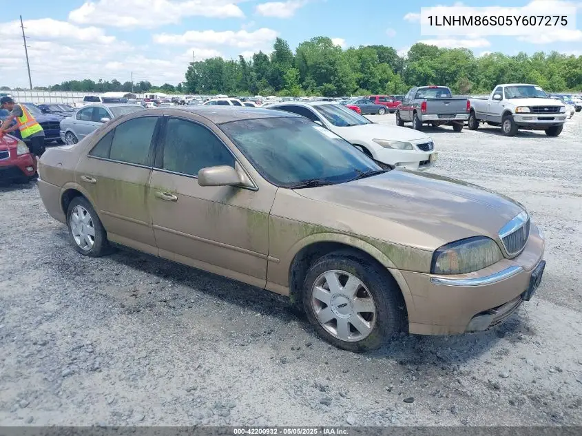 2005 Lincoln Ls V6 VIN: 1LNHM86S05Y607275 Lot: 42200932