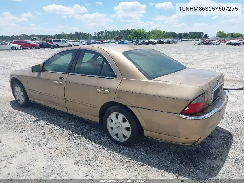 2005 Lincoln Ls V6 VIN: 1LNHM86S05Y607275 Lot: 42200932